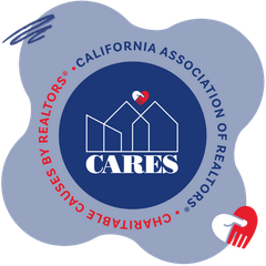 CARES logo: California Association of REALTORS® Charitable Causes by REALTORS®.